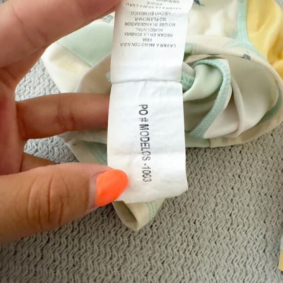 Dot Dot Smile Yellow + Blue Sailboat Palm Tree Rashguard - 12 to 24 Months - Picture 4 of 6